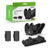 Carregador Controle Xbox One Series S/x + 2 Baterias 800mah