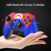 Controle Pro Joystick Compatível Com Nintendo Switch Mario Peddles Azul / Vermelho Sem Fio Bluetooth - Image 5