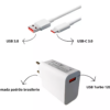 Carregador Cabo E Tomada Turbo 120w Usb Tipo-C Smartphone - Image 2