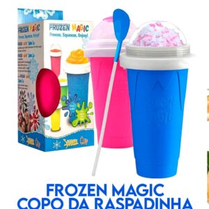 Copo de Raspadinha de Gelo Portátil de Verão Copo Mágico Congelado Copo de Silicone para Slush Rápido